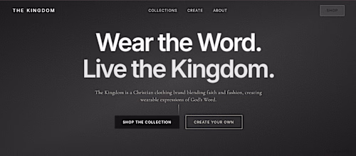 The Kingdom -- Christian fashion