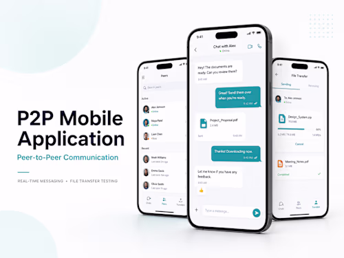 P2P Mobile Application – Peer-to-Peer Communication Platform