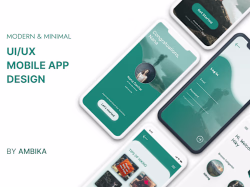 designed a hiking trip organizing app