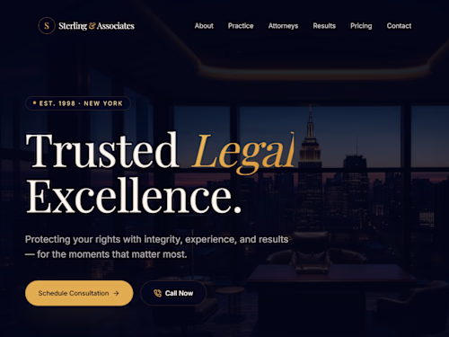 Created a premium law firm