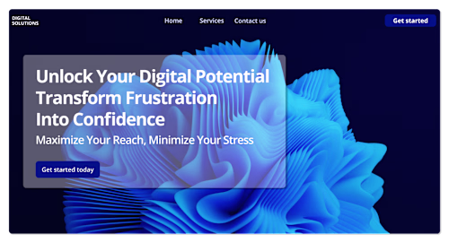 Digital Solutions | Framer Landing Page