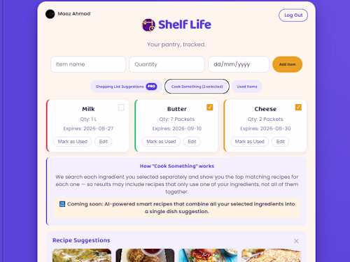 Shelf Life — A serverless