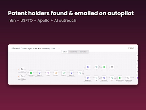 n8n AI Outreach Agent & Lead Delivery Webhook