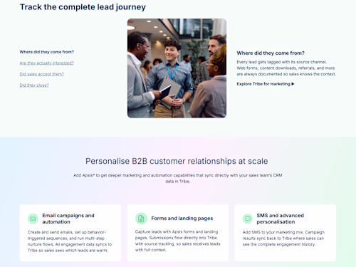 ICP-FOCUSED WEBPAGE
CRM for Marketers: Role-specific