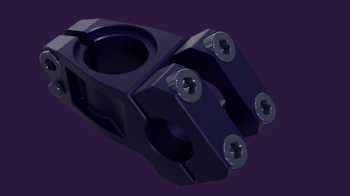 Precision-Engineered 3D BMX Top-Load Stem