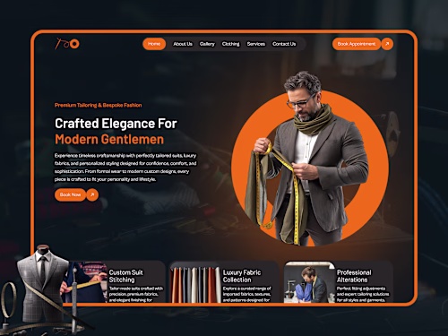 Premium Tailor & Fashion Website