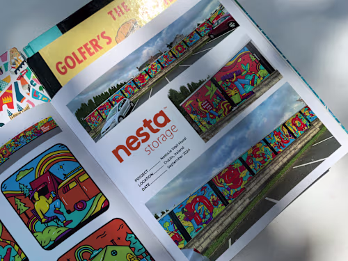 NESTA WALL ART MURAL