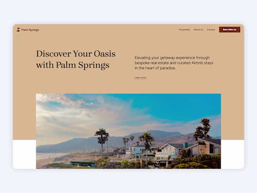 Website template