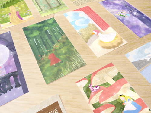 Fairy Tales Illustration Cards | Start Your Enchanted Journey 