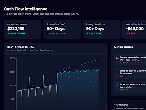 90-Day Cash Flow Intelligence Engine