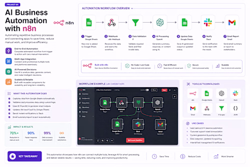 AI Business Process Automation using