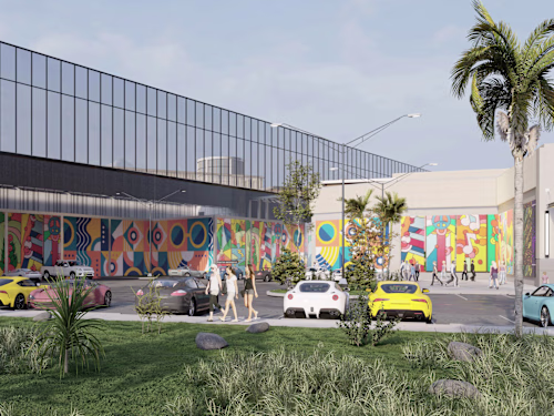 Modern Commercial Building Render
