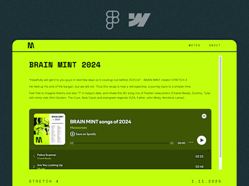  Branding, web design, and Webflow implementation for Motestreet