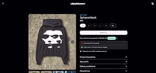 ClashTown E-commerce, Increased conversion rate by 200%