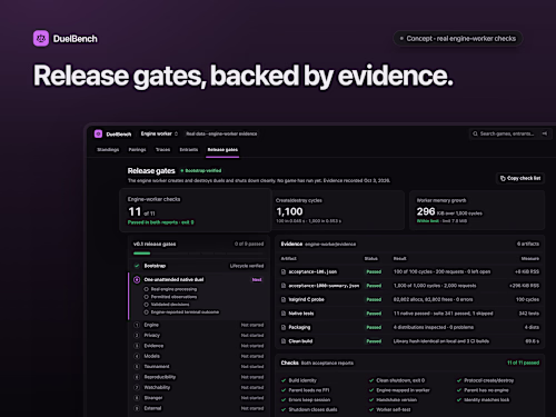 Agent Evaluation & Benchmarking Dashboard