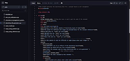 Electricity Bill Generator: A Python