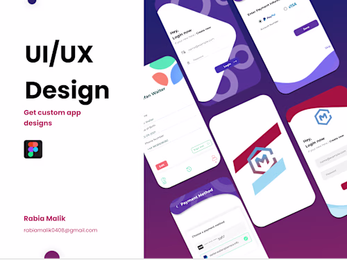 UI/UX designs