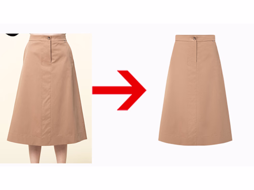 Apparel Retouching – Skirt Model