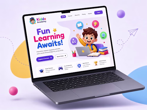 Interactive Kids' Academy: A LearnDash & MemberPress (WP) Build.