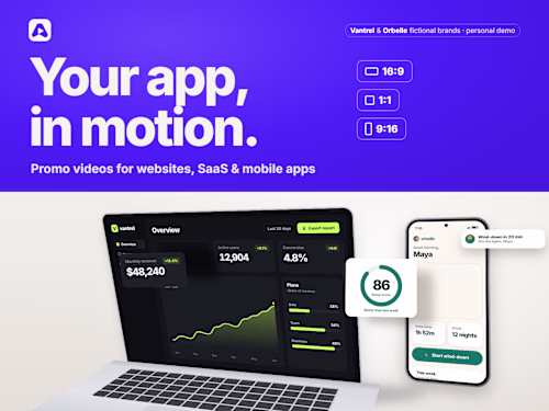 Website & app promo videos