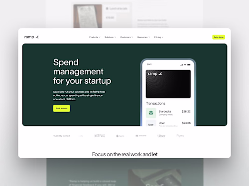 Custom Framer Website for Ramp