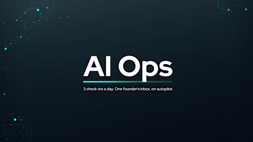 Running My Apparel Brand on AI Ops