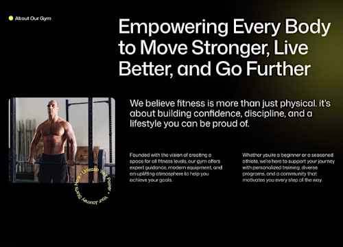 Custom Kajabi Fitness Landing Page Development