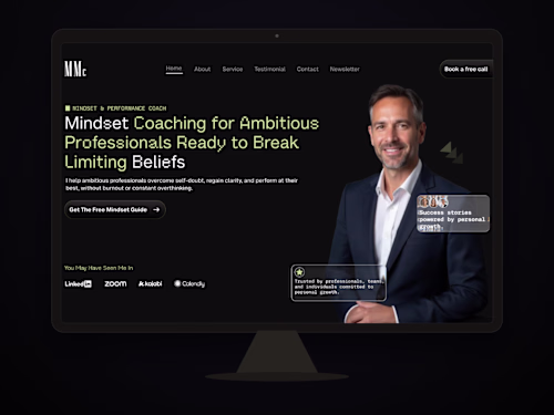 Mindset Mastery — Coaching Website & Webflow