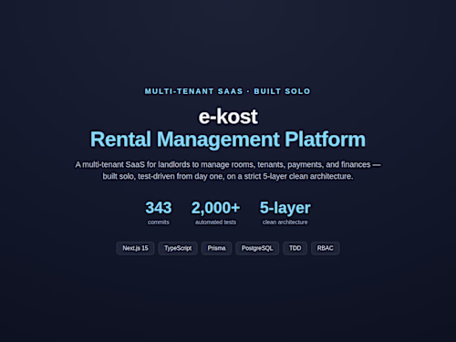 Rental Management Platform · 343