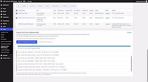 Some WordPress hosts can display