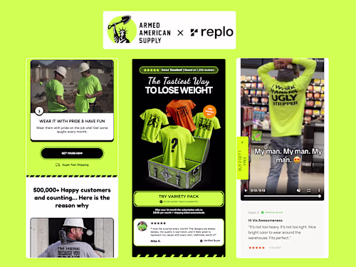 Replo Landing Page Design - ArmedAmerican