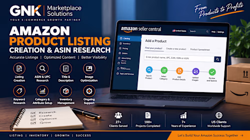 Amazon Product Listing Creation &