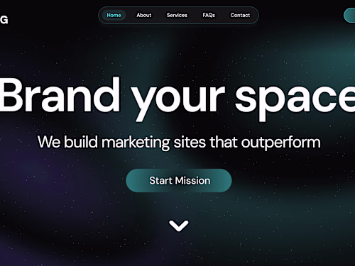 Moonlanding Landing Page