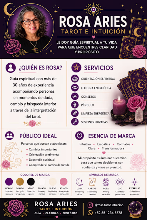Rosa Aurora de Luz — Spiritual Brand Identity