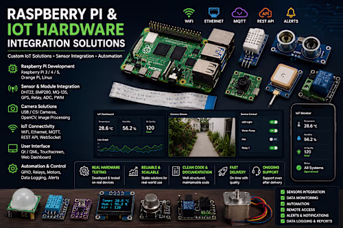 Developed Raspberry Pi and embedded