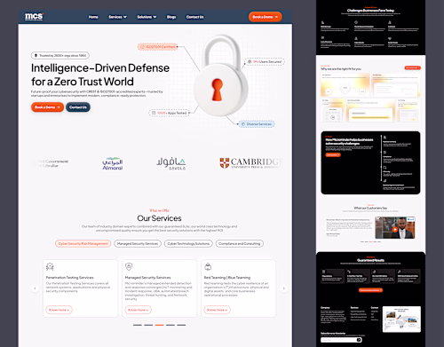MCS - Cybersecurity Website