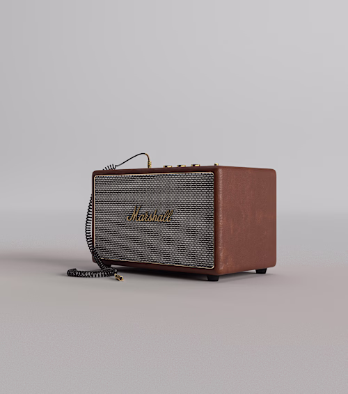 Marshall Speaker | Product CGI & Lifestyle Renders