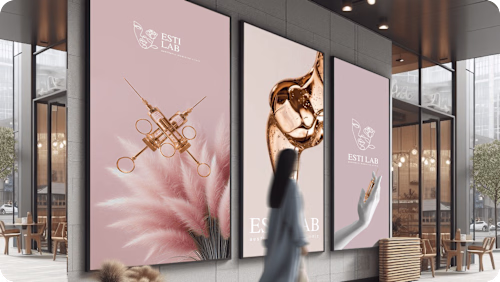 💫Esti Lab aesthetic medicine clinic🌸, Brand identity, UI/UX