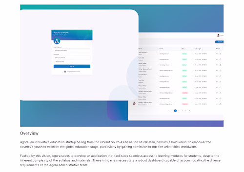 Building Agora Education App Dashboard