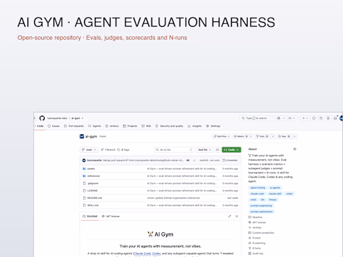 AI Gym — Evaluation Harness for AI Agents