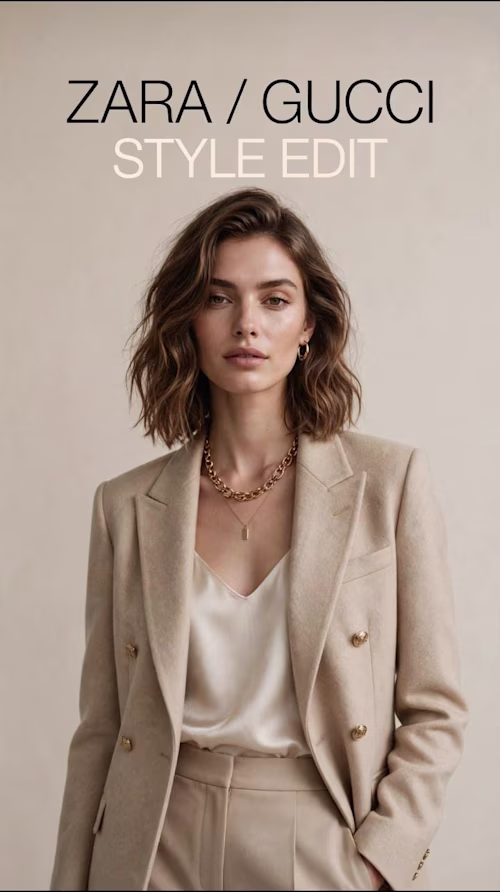 Zara Inspired Luxury Fashion Reel Edit💯