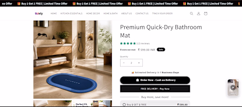 Launched and optimized a Shopify