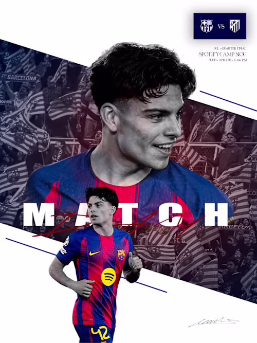 Xavi Espart Matchday against Atlético