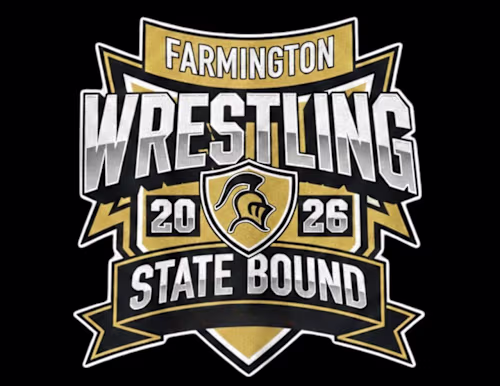 I designed this bold vintage badge logo for Farmington Wrest...