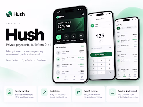 I designed and built Hush,