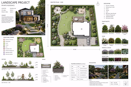Landscape design concept😍 