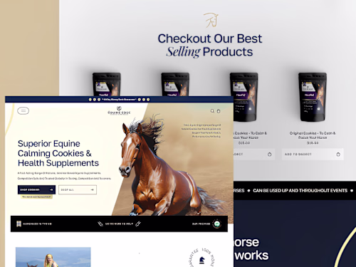 Landing page for Horse Supplements
A