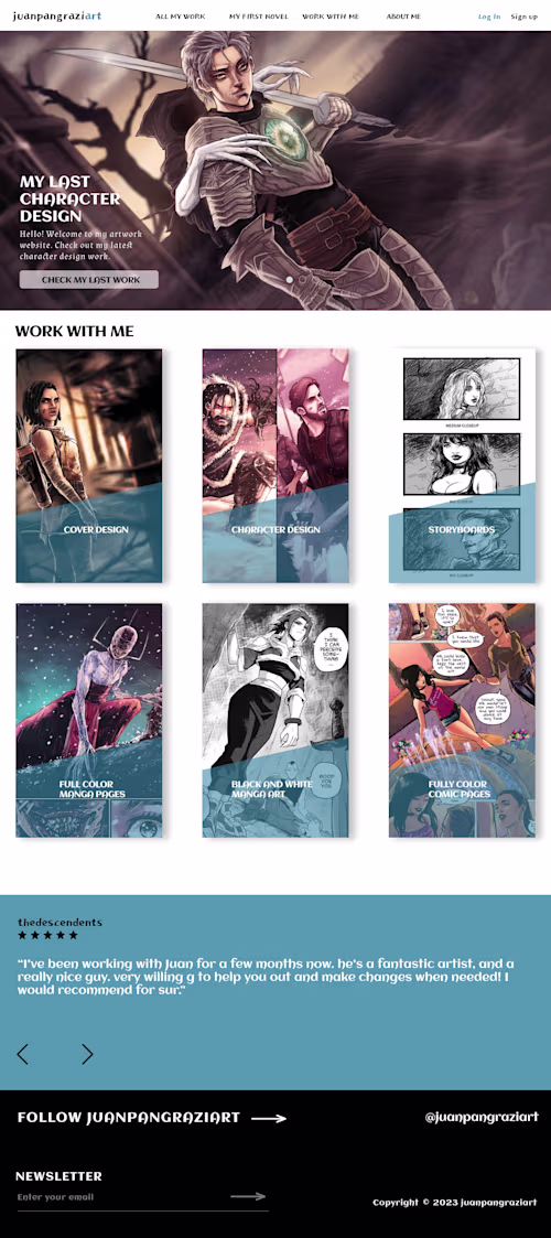 Web site design.