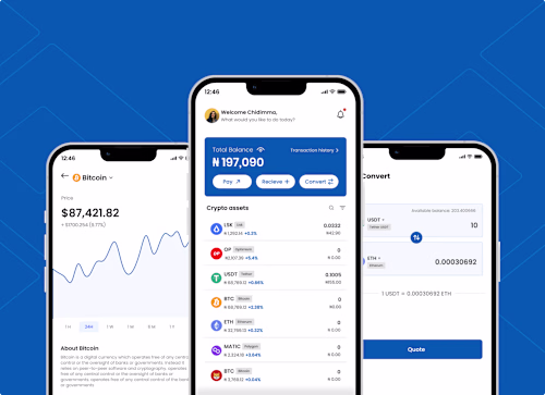 Crypto spending app