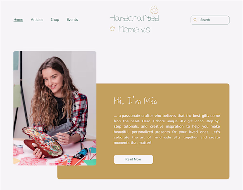 Blog Website Design :: Behance